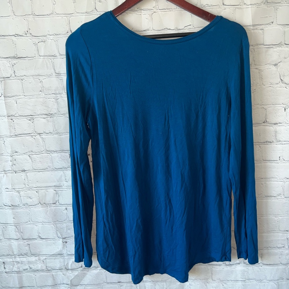 gap blue long sleeve shirt size M - Picture 4 of 4